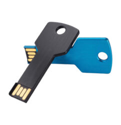 black and blue pen drive
