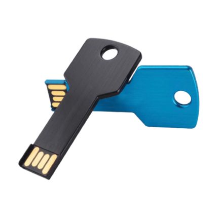 black and blue pen drive