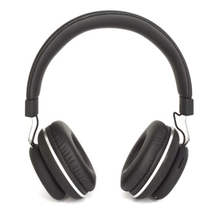 black headphone