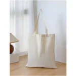 Promotional Cotton Shopping Bags 170 GSM with Long Handle - Image 2