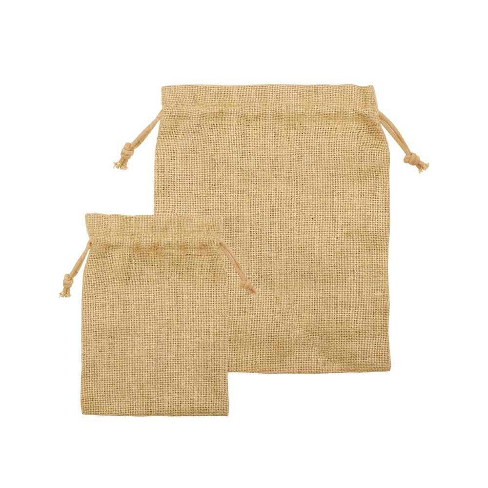 Jute-Drawstring-Pouch-PCH-009-010-Blank Jute Drawstring Pouches in A4 and A5 Size - Image 1