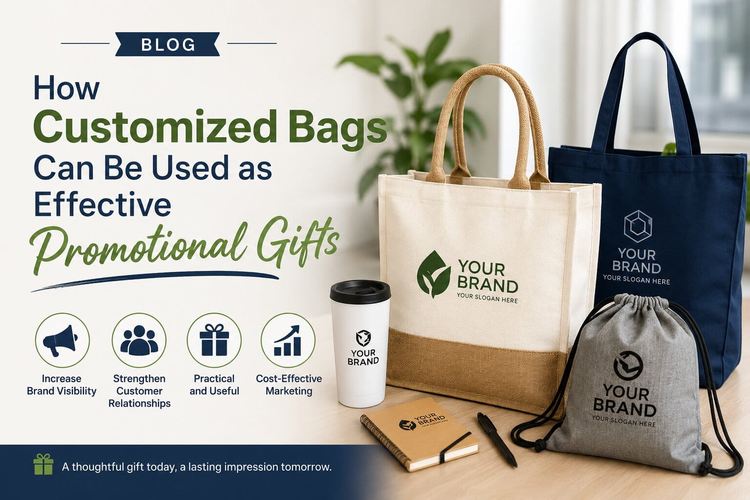 How Customized Bags Can Be Used as Effective Promotional Gifts